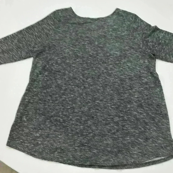 Papermoon from Stitch Fix gray stretch tunic blouse Size 1X Item # 6C - Picture 5 of 6